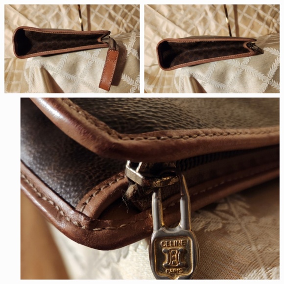 Authentic Celine Brown Macadam Canvas Clutch Bag - Picture 7 of 7